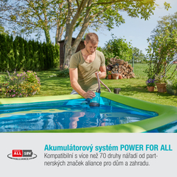 Gardena 14600-20 Ponorné čerpadlo pro čistou vodu 2000/2 18V P4A - sada