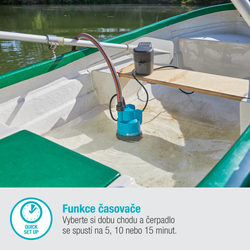 Gardena 14600-20 Ponorné čerpadlo pro čistou vodu 2000/2 18V P4A - sada