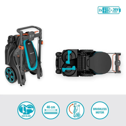 Gardena 14646-55 Akumulátorová sekačka PowerMax Duo 46/36V P4A - bez akumulátoru