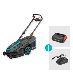 Gardena 14646-65 Akumulátorová sekačka PowerMax Duo 46/36V P4A 2.5 - set