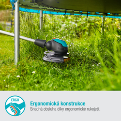 Gardena 14700-20 Aku trimmer EasyCut 23/18V P4A - sada