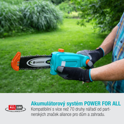 Gardena 14770-55 Aku teleskopická vyvětvovací pilka TCS 20/18V P4A bez akumulátoru