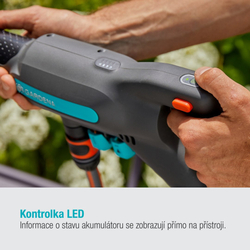 Gardena 14800-20 Aku Čistič AquaClean 18V RtU - sada