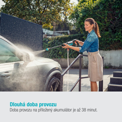 Gardena 14800-20 Aku Čistič AquaClean 18V RtU - sada