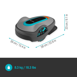 Gardena 15103-32 Robotická sekačka SILENO life 1250m2