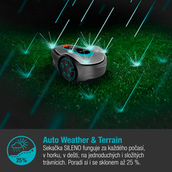 Gardena 15201-32 Robotická sekačka SILENO minimo 250