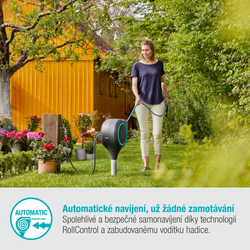 Gardena 18604-20 Box na zahradní hadici RollUp S tyrkysový