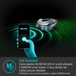 Gardena 19602-72 Robotická sekačka smart SILENO city 500m2