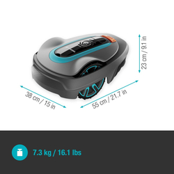 Gardena 19602-72 Robotická sekačka smart SILENO city 500m2