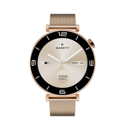 Garett Smartwatch ROSE zlatá, Mesh steel