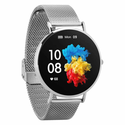 Garett Smartwatch Verona stříbrná, ocel