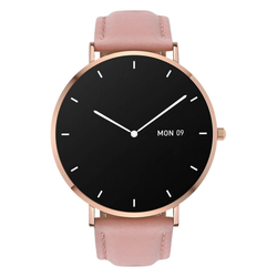 Garett Smartwatch Verona zlatá, růžový řemínek