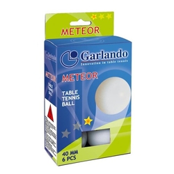 Garlando Míčky Meteor na stolní tenis, hvězdiček: 1, balení 6 kusů