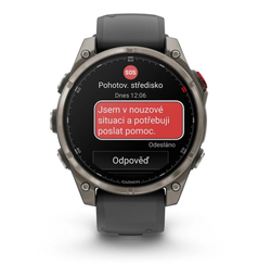 Garmin fenix 8 Pro – 51 mm, AMOLED Sapphire, titan, černá