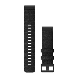 Garmin Řemínek QuickFit 22 mm, nylonový, černý, černá přezka