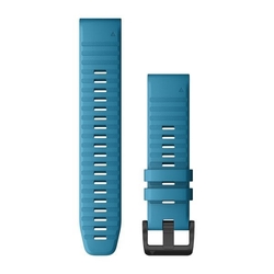 Garmin Řemínek QuickFit 22 mm, silikonový, světle modrý, černá přezka