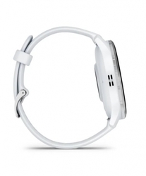 Garmin Venu 3, Silver/ White, silikonový řemínek