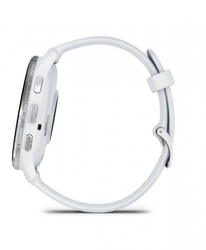 Garmin Venu 3, Silver/ White, silikonový řemínek