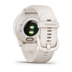 Garmin vívomove Sport,Peach Gold/White, silikonový řemínek