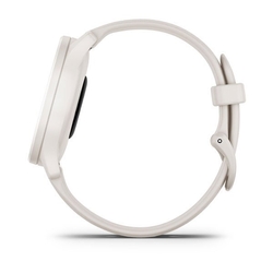 Garmin vívomove Sport,Peach Gold/White, silikonový řemínek