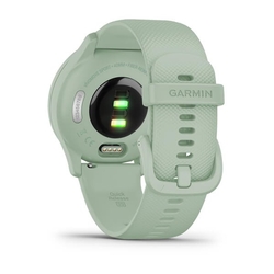 Garmin vívomove Sport,Silver/ Cool Mint, silikonový řemínek
