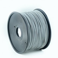 Gembird filament ABS 1.75mm 1kg, šedá