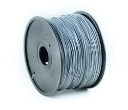 Gembird filament ABS 1.75mm 1kg, stříbrná