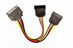 GEMBIRD Kabel SATA napájecí rozdvojka 2x SATA, 15cm