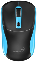 GENIUS NX-7123 BlackBlue/ 1200 dpi/ bezdrátová/ Copilot/ 4tlačítková/ černomodrá