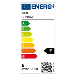 Geti žárovka LED E14 6W C37 bílá teplá SAMSUNG čip