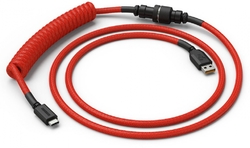 Glorious Coiled Cable Crimson Red, 1,37m, červený