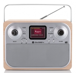 GoGEN DAB 700 BTCS, hnědé/stříbrné