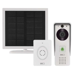 GoSmart Domovní bezdrátový bateriový videozvonek IP-09D s Wi-Fi a solárním panelem