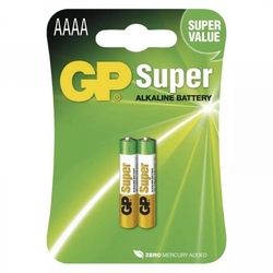 GP alkalická baterie AAAA GP 25A - 2ks blistr