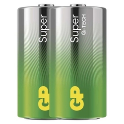 GP alkalická baterie SUPER C  malé mono (LR14) 2pack