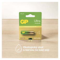 GP Alkalická baterie Ultra AA (LR6), 8 ks