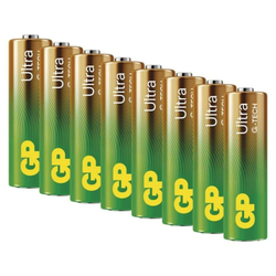 GP Alkalická baterie Ultra AA (LR6), 8 ks