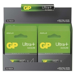 GP alkalická baterie ULTRA PLUS AAA (LR03) 4pack