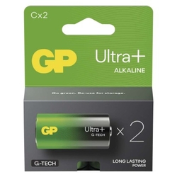 GP alkalická baterie ULTRA PLUS C malé mono (LR14) 2pack