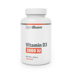 GymBeam Vitamín D3 2000 IU - 120 tablet