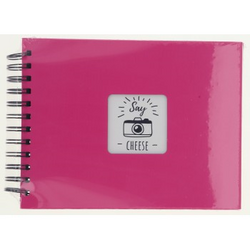 Hama album klasické spirálové FINE ART 24x17 cm, 50 stran, pink