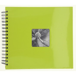 Hama album klasické spirálové FINE ART 28x24 cm, 50 stran, kiwi
