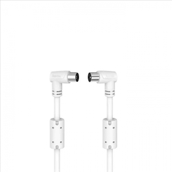 Hama anténní kabel 90 dB 1,5m, kolmé konektory