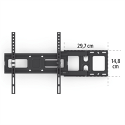 Hama nástěnný držák TV, pohyblivý, 400x400, 35 kg