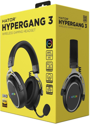 Hator HYPERGANG 3 bezdrátová sluchátka černá