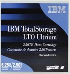HD IBM LTO6 Ultrium 2,5/6,25TB