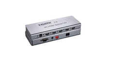 HDMI 2.0 splitter 1-4 porty, 4K x 2K/60Hz, FULL HD, 3D