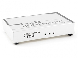 PremiumCord HDMI splitter 1-2 porty kovový s napájením, 4K, FULL HD, 3D