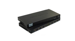 PremiumCord HDMI splitter 1-8 portů kovový s napájecím adaptérem, 4K, 1080p, 3D