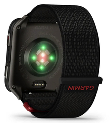 HOD GPS Garmin Venu® X1, černé pouzdro s titanovou zadní stranou Slate a nylonovým řemínkem ComfortFit v barvě Black